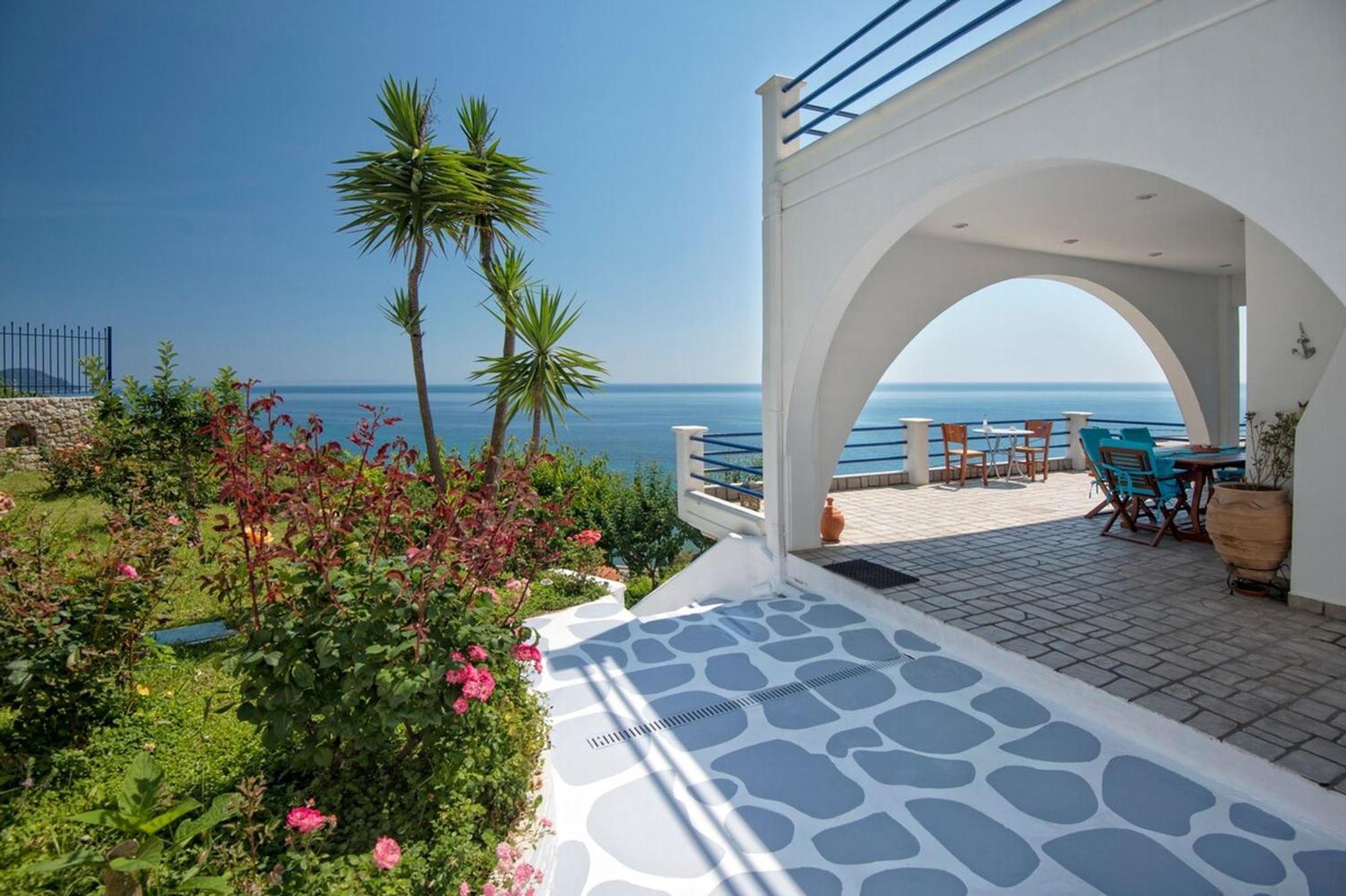 Blue Dream Seaside Villa With Superb Sea Views Toluca Extérieur photo