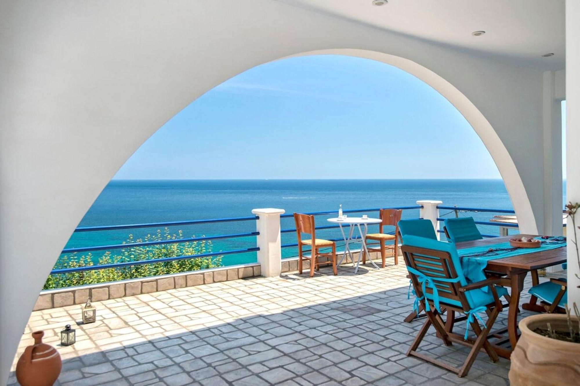 Blue Dream Seaside Villa With Superb Sea Views Toluca Extérieur photo